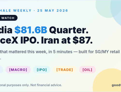GoodWhale Weekly: Nvidia $81.6B Record Quarter, SpaceX IPO, Iran Oil at $87