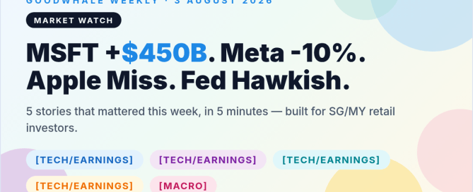 Big Tech earnings — featured thumbnail | GoodWhale Weekly